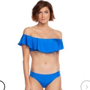 TRINA TURK Womens Size 8 SOLID OFF THE SHOULDER BANDEAU